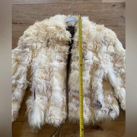 Vintage Paris Genuine Mongolian Lamb Fur Jacket - Luxe Winter Statement - Picture 10 of 12